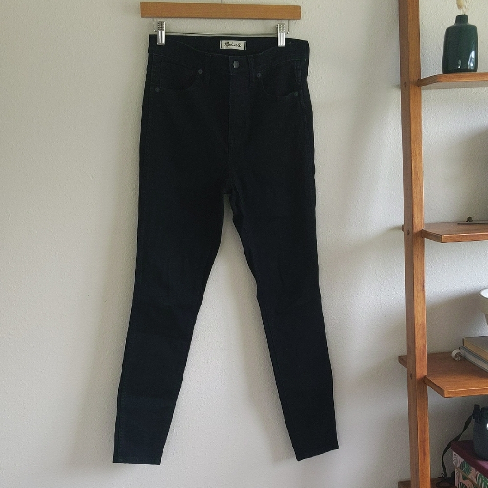 Madewell Black 10" High-Rise Skinny Jeans - Sz 28
